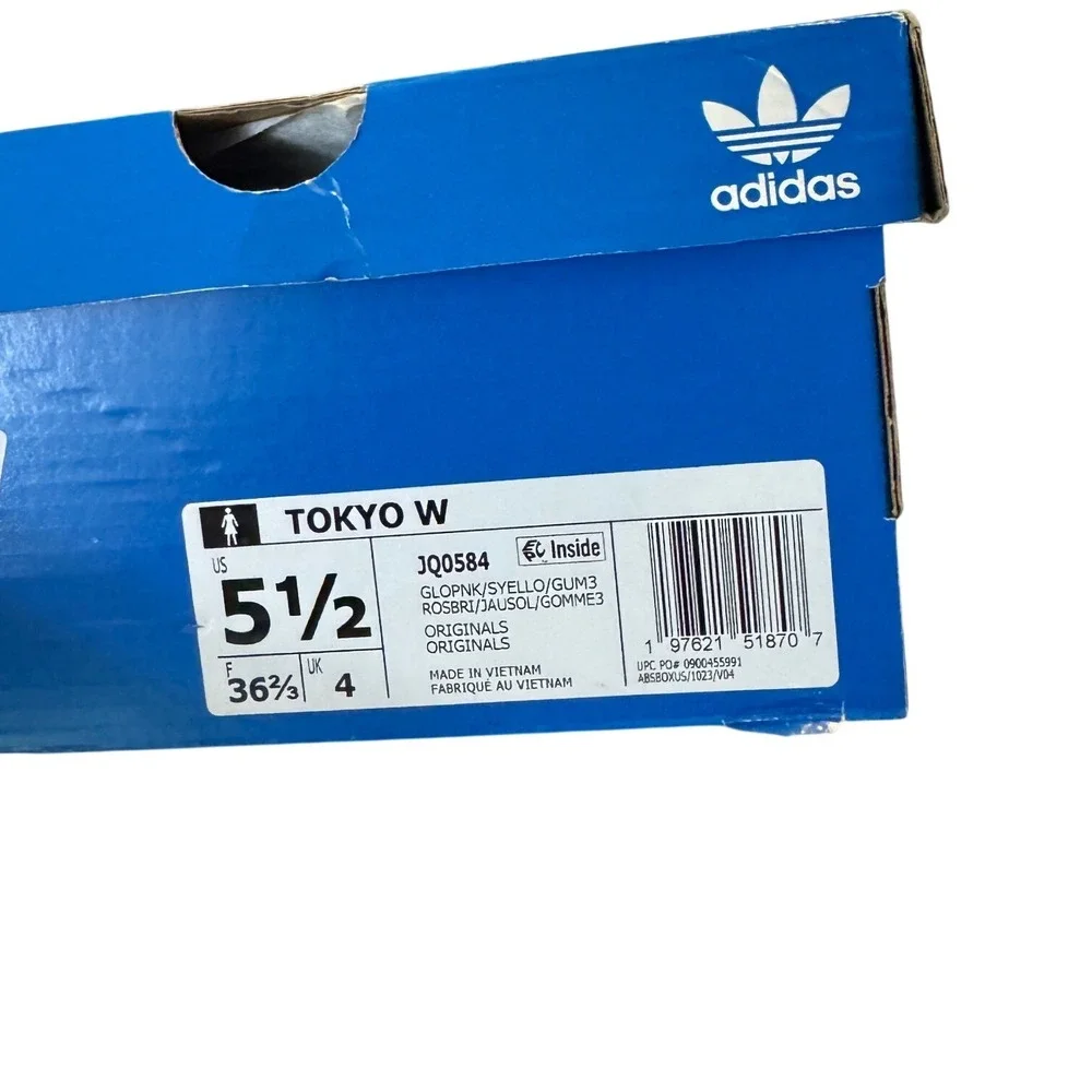 Adidas Originals Tokyo W Pink Neon Yellow Sneakers JQ0584 Womens Size 5.5 NEW